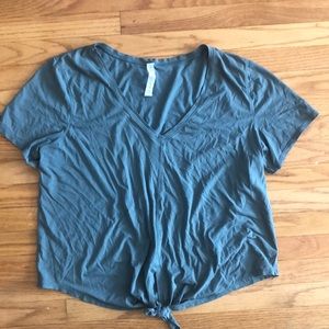 Lululemon size 12 knot tie shirt